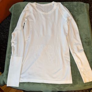 Lululemon Swiftly Tech Long Sleeve-White